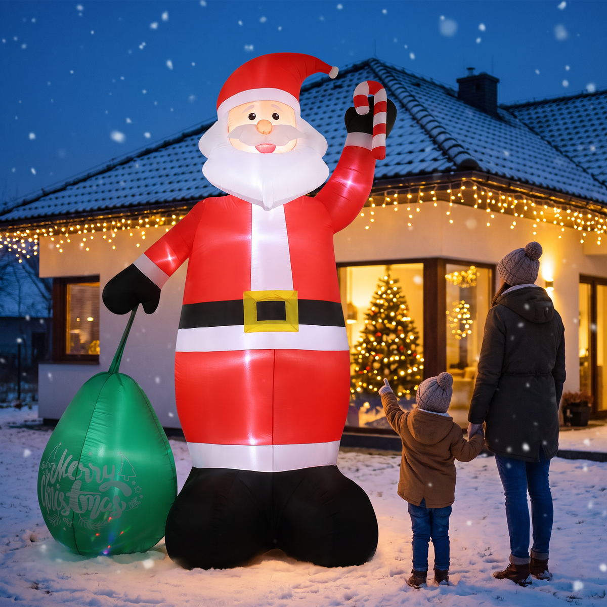 14 ft Santa with Gift Sack