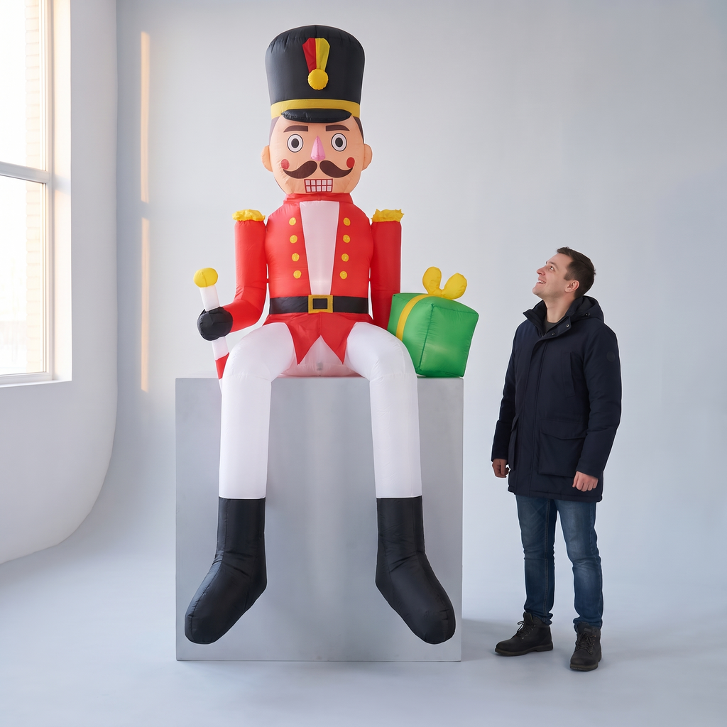 8.7 ft Sitting Nutcracker