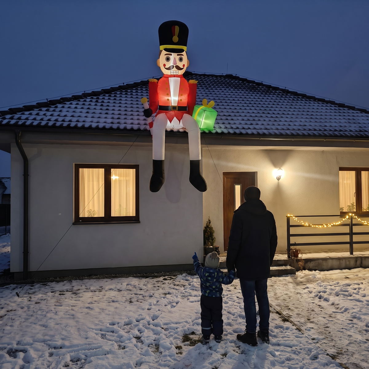 8.7 ft Sitting Nutcracker