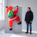 5.9 ft Climbing Santa with Gift Bag