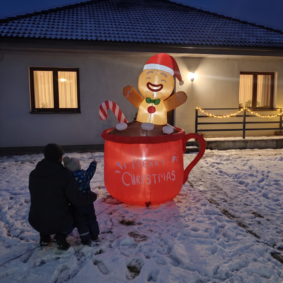 4.8 ft Animated Christmas Inflatable
