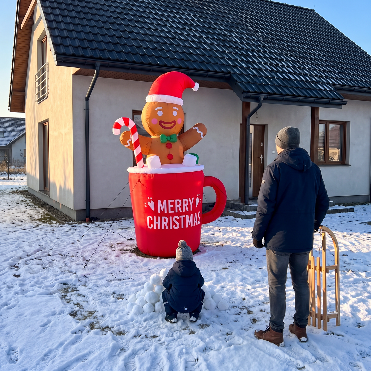 4.8 ft Animated Christmas Inflatable