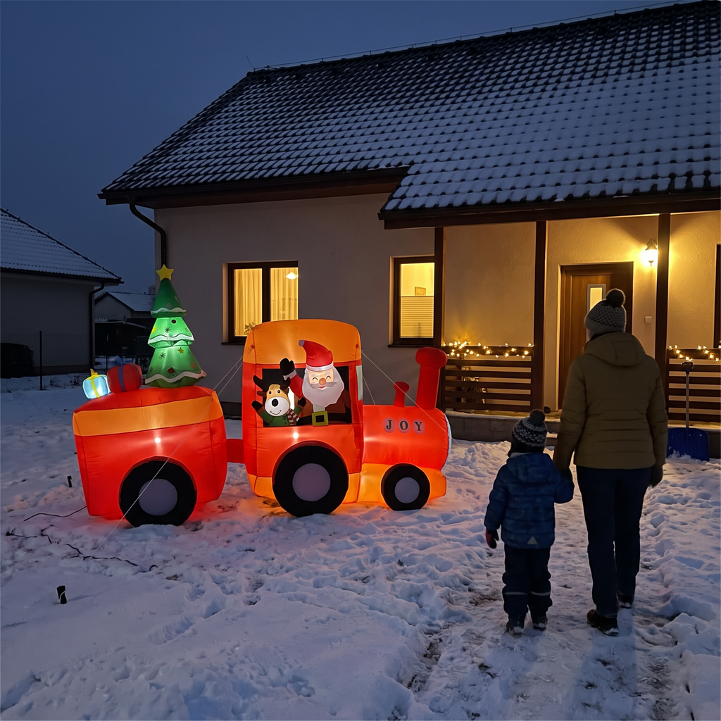 8.6 ft Christmas Character Train